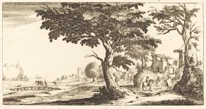 Jacques Callot Etching Drucke: Landscape, in or after 1635. Creator: Unknown