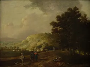 Belgian Countryside Scenery Drucke: Landscape, c1700. Creator: Unknown