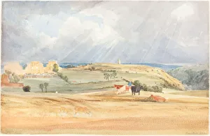 Landchaft mit Rindern, um 1830 von James Bulwer erstellt