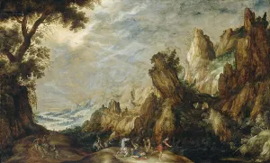 Bildnis mit der Umwandlung des heiligen Pauls, 1600-1625. Schöpfer: Kerstiaen de Keuninck
