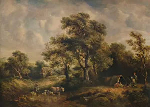 Landschaft mit Zigeunerzelt, 19. Jahrhundert, (1935). Künstler: Richard Hilder