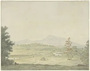 Landchaft auf Java, 1830. Künstler: Pieter van Oort Hzn