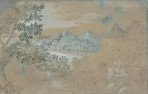 Bildlandschaft, n., von dem Künstler Gillis van Coninxloo