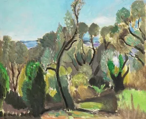 Drucke von Landschaft um Nizza, c1918. Privatsammlung Henri Matisse Drucke: Landschaft um Nizza, c1918. Künstler: Matisse, Henri (1869-1954)