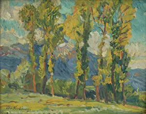 Colorful Mountain Scenery Drucke: Landscape study, c1905. Creator: Alexander Kubinyi