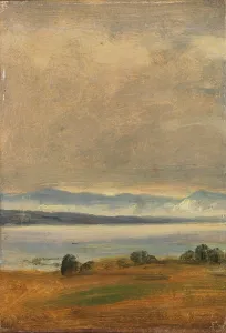 Romantic Era Landscapes Drucke: Landscape study, probably 1833. Creator: Thomas Fearnley