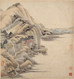 Landschaften im Stil alter Meister, 17.Jh., Künstler: Wang Jian