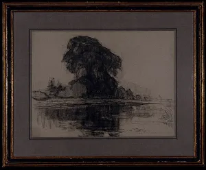 Piet Mondrian Artwork Drucke: Landzicht Farm: Compositional Study, c.1905. Creator: Piet Mondrian