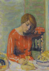 Pierre Bonnard Artist Biography Drucke: Le Corsage Raye, c1922