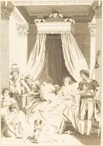 French Etchings Drucke: Le petit chien. Creator: Unknown