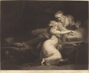 Father Daughter Bond Drucke: Lear and Cordelia, 1784. Creator: John Raphael Smith