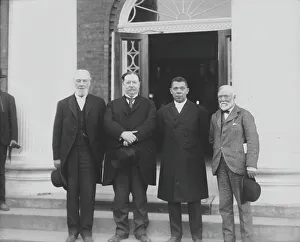 Andrew Carnegie Portrait Drucke: (Left to right) Robert C. Ogden, U