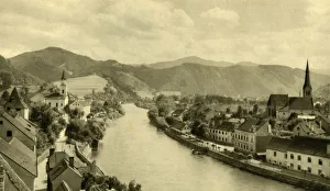 Black And White Austria Photos Drucke: Leoben, Styria, Austria, c1935. Creator: Unknown