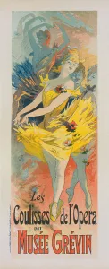 Die Kulissen der Oper im Musée Grevin, 1891. Künstler: Chéret, Jules (1836-1932)