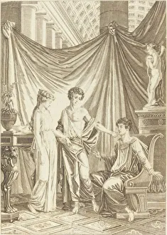 Jean Honore Fragonard Art Drucke: Les deux amis. Creator: Unknown