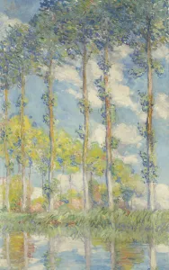 Drucke von Die Peuplier, 1891 aus einer privaten Sammlung Claude Monet Drucke: Die Peuplier, 1891. Künstler: Monet, Claude (1840-1926)