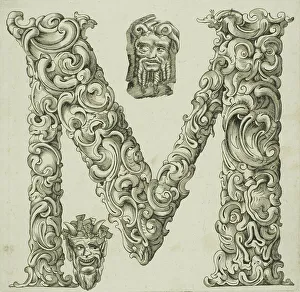 Buchstabe M, 1630. Schöpfer: Pierre Aubry