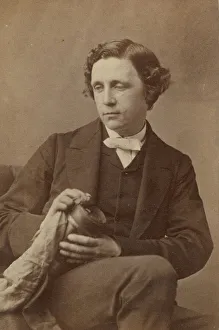Albumen Silver Print Art Drucke: Lewis Carroll (Charles Lutwidge Dodgson), 1863. Creator: Oscar Gustav Rejlander