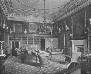 Historic Country Houses UK Drucke: The Library, 1903, (1903)