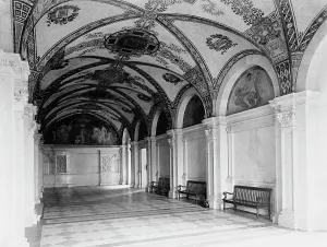 Bibliothek des Kongresses Südhalle Eingangsgebäude um 1900 Ersteller unbekannt