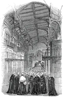 Die Bibliothek - Vorstellung der Adresse, Lincolns Inn New Buildings, 1845.