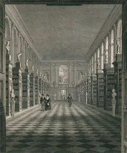 English University Buildings Drucke: Library, Trinity College, Cambridge