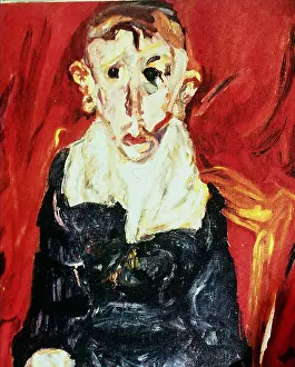 Drucke von Ein Porträt des Dorfidioten, gezeichnet mit großer Empathie und Intensität Chaim Soutine Drucke: Der Dorf Idiot, 1924