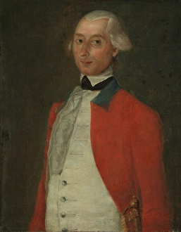 Oberstleutnant Johan Peter Vosgraff, zwischen 1783 und 1789. Künstler: Heinrich Christian Friedrich Hosenfeller