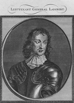 Black And White Historical Images Drucke: Lieutenant General Lambert, 1785. Creator: Unknown