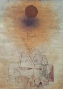 Drucke von Grenzen der Vernunft, 1927. In der Sammlung der Neuen Pinakothek zu München Paul Klee Drucke: Grenzen der Vernunft, 1927