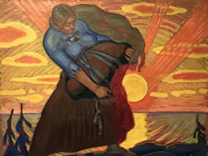 "Linda mit einem Fels tragt", 1917