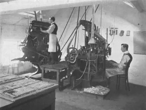 Linotype Machine Drucke: The Linotypes, 1916