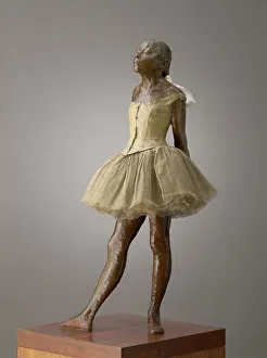 Drucke von Die kleine Tänzerin von vierzehn Jahren, modelliert 1879 - 1881 , gegossen 1919 - 1921 Edgar Degas Drucke: Kleine Tänzerin Vierzehn Jahre alt
