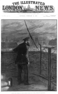 London Fire Brigade Station Drucke: London fires, 1887