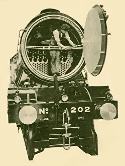 LNER Locomotive Drucke: A London and North Eastern Mixed Engine Engine with Smoke-Box Opened