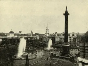 St Martin In The Fields Church Drucke: Londons Best-Known Square, c1948. Creator: Unknown