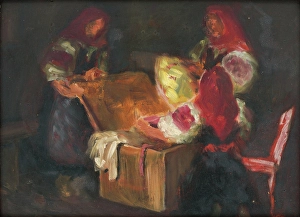 Durch einen Hoffnungskästchen, c1925. Künstler: Stefan Straka