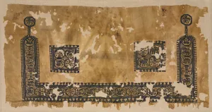 Egyptian Heritage Art Drucke: Lower Section of a Tunic, 400s. Creator: Unknown