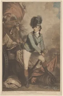 Colonel Lieutenant Tarleton, veröffentlicht 1782. Ersteller: John Raphael Smith