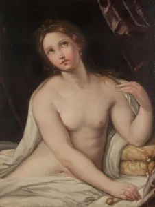 Roman Mythology Portraits Drucke: Lucretia. Creator: Unknown