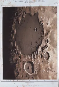Teil der lunaren Oberfläche, 1857