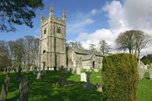 English Country Churches Drucke: Lydford Church, Devon