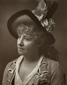Victorian Era Actress Drucke: Lydia Thompson, British dancer, actress and theatrical producer, 1886. Artist: Barraud