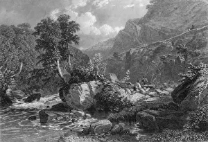 Victorian Era Britain Drucke: On the Lynn, c1870