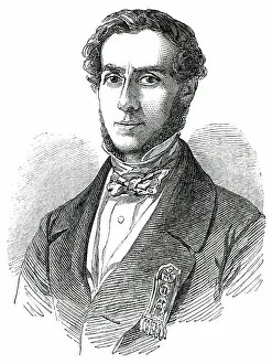 Victorian Era Men Drucke: M. E. Drouyn de Lhuys, 1850. Creator: Unknown