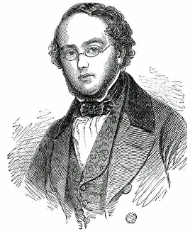 French Musician Drucke: M. Halevy, 1850. Creator: Unknown