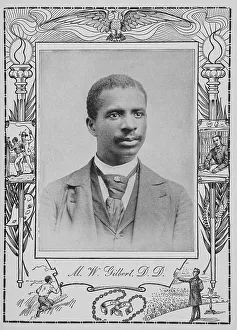 African American Heritage Art Drucke: M. W. Gilbert, D. D. [recto], 1902. Creator: Unknown