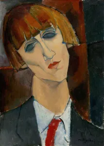 Frau Kisling um 1917. Erfinder: Amadeo Modigliani