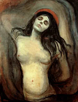 Drucke von Madonna aus dem Jahr 1894/95 der Hamburger Kunsthalle in Hamburg Edvard Munch Drucke: Madonna, 1894-1895; Künstler: Edvard Munch
