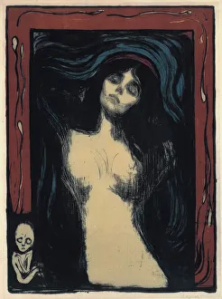 Madonna (Liebende Frau), 1895-1900. Künstler: Munch, Edvard (1863-1944)
